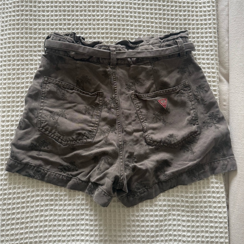Army green Guess shorts